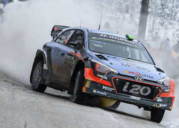 Entwickelt sich zum gefährlichen Gegner von Dauersieger Sébastien Ogier – Hyundai-Pilot Hayden Paddon  