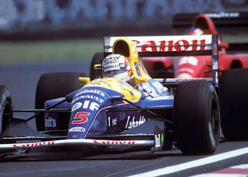Nigel Mansell mit der «Red 5»
