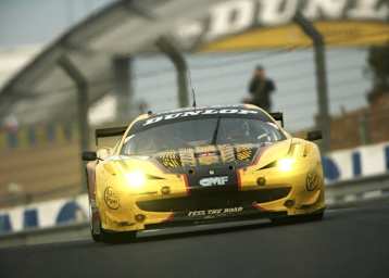 Der Ferrari 458 Italia von JMW beim Debüt in Le Mans 2011