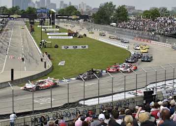 Acura DPi vorne beim IMSA-Rennen 2019 in Detroit