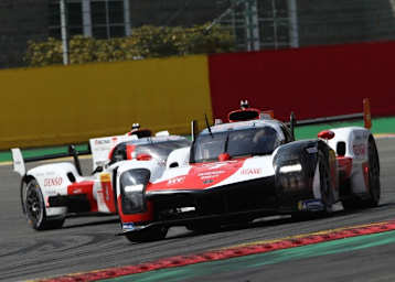 Favoriten in Portimão: Die beiden Toyota GR010 Hybrid