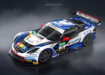 Die Corvette C7 GT3-R von Callaway Competition