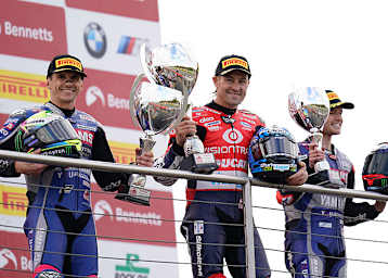 Jason O'Halloran, Josh Brookes, Tarran Mackenzie (vlnr.)