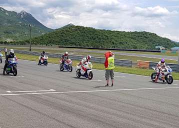 Franky Zorn (100) startete in Rijeka von der Pole-Position
