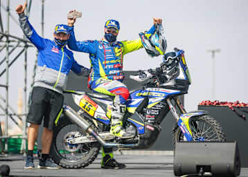 Lorenzo Santolino wurde sechster bei der Rallye Dakar 2021