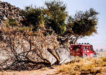 Auch bei der Rallye Dakar Classic geht es über Stock und Stein
