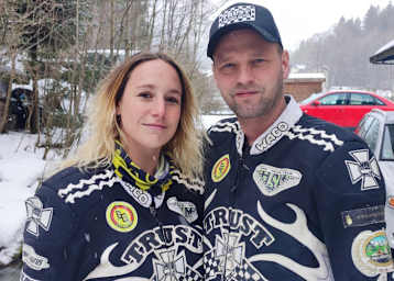 Florian Kreuzmayr und Jasmin Staudacher sind auf der Bahn und auch privat ein Team