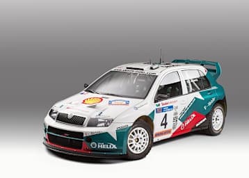 Skoda Fabia WRC von vorne 