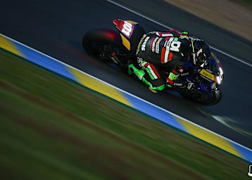 Patrick Dangl bei der Fahrt durch die Nacht