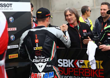 Ron Haslam brachte seinen Sohn Leon bis in die Superbike-WM