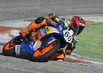 IDM Supersport 300-Pilot Marcel Blersch beim Wintertraining in Cartagena