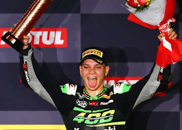 Bruno Ieraci fuhr bisher eine Kawasaki Ninja 400