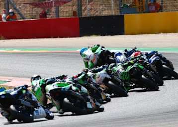 In der Supersport-WM 300 geht es zur Sache