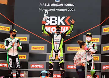 Tom Booth-Amos stand bereits im ersten Rennen als Zweiter auf dem Podest