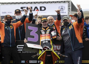 Platz 3 ist ein guter Grund zum feiern