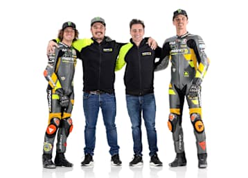 Marco Bezzecchi, Uccio Salucci, Pablo Nieto und Luca Marini
