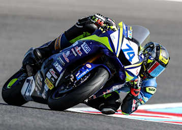 Einen Punkt holte Daniel Rubin beim Saisonstart in der für ihn neuen Superbike-Klasse