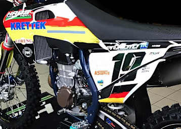 Max Nagl startet in Mantova mit der Startnummer 19