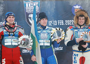 Das Podium in Togliatti: Koltakov, Bogdanov und Kononov (v.l.)