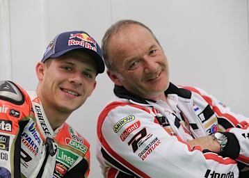 Stefan und Helmut Bradl 2014 beim LCR-Team
