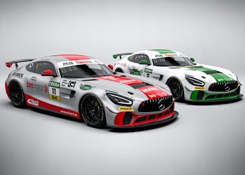 So sehen die beiden Mercedes-AMG GT4 von Bremotion in der ADAC GT4 Germany aus