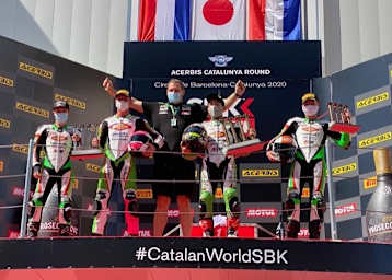 Ludo van der Leken mit seinen Fahrern