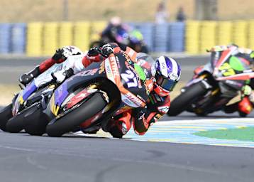 Mattia Casadei sicherte sich den Sieg im ersten MotoE-Lauf in Le Mans