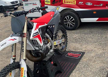 Das Arbeitsgerät von Ken de Dycker am Wochenende