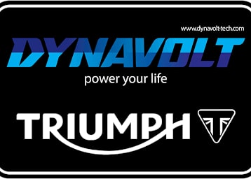 Triumph konnte Dynavolt als Hauptsponsor gewinnen