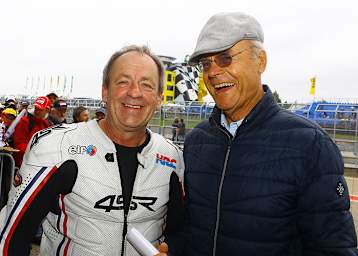 Manfred Fischer (li.) mit Dieter Braun