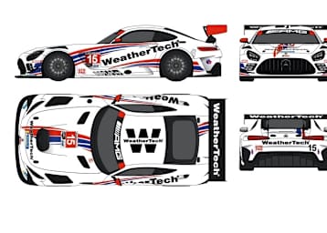 So soll der zweite Mercedes-AMG GT3 von WeatherTech aussehen
