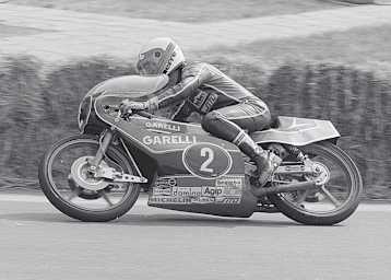 Eugenio Lazzarini 1982 auf Garelli