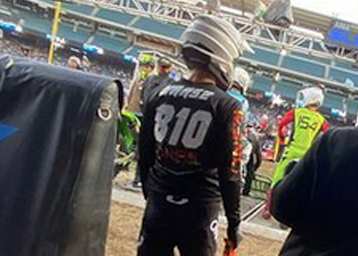 Kai Haase im Angel Stadium von Anaheim