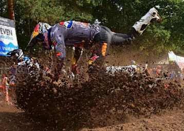 Jeffrey Herlings wollte testen, ob seine Schulter schon wieder hält