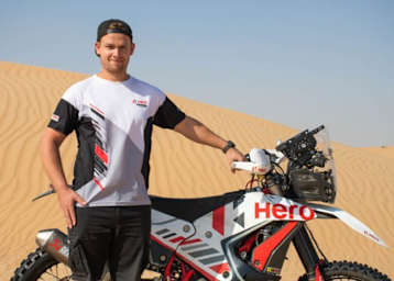 Aaron Mare wird die Farben von Hero bei der Dakar 2022 vertreten
