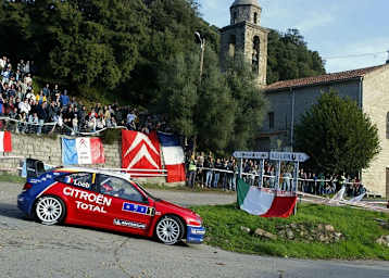 Sébastien Loeb bei seinem Rekordsieg 2005 auf Korsika