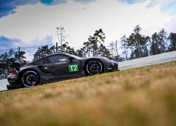 Der Porsche 911 RSR bei Testfahrten