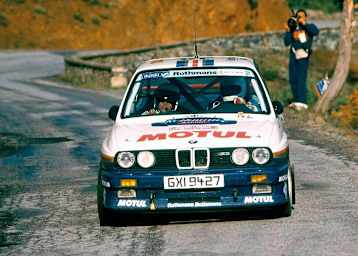 Bernard Béguin im BMW M3 auf Korsika