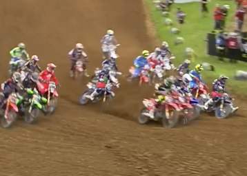 Maxime Renaux und Tim Gajser lagen schon nach dem Start vorn