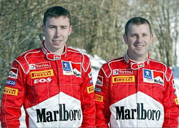 Markko Märtin (li.) und Michael Park
