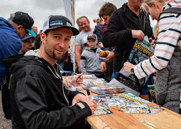 Sympathieträger Max Nagl bei den tschechischen Fans