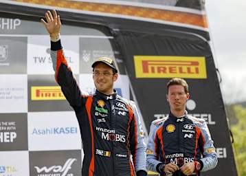 Thierry Neuville und Martijn Wydaeghe