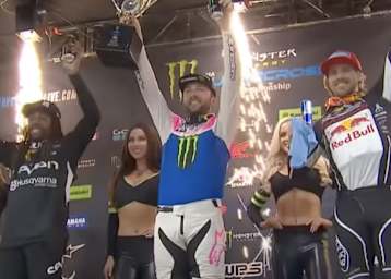 Eli Tomac triumphierte in Detroit vor Malcolm Stewart und Justin Barcia
