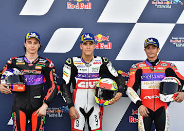 Die Top-3 nach dem Q2 in Jerez: Casadei, Pons und Garzo