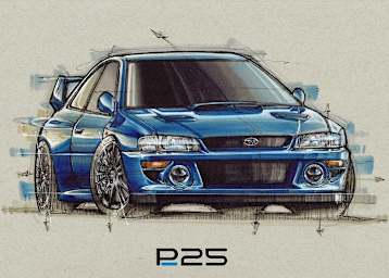 Eine Studie des Subaru P25 von Prodrive