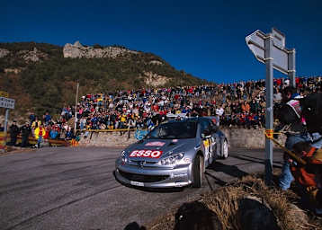 Gilles Panizzi bei der Rallye Monte Carlo 2000