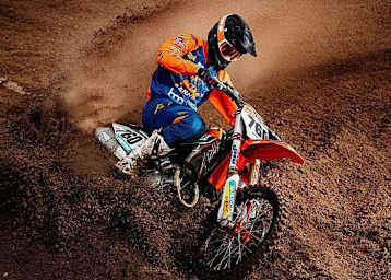 Vorjahres-Vizemeister Pascal Rauchenecker auf der Sarholz KTM startet als Mitfavorit