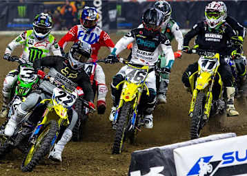 JGR Suzuki startete 2019 mit Chad Reed (#22)
