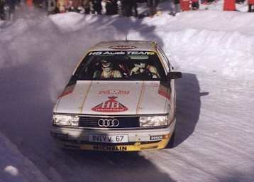 Walter Röhrl bei seiner letzten Rallye Monte Carlo