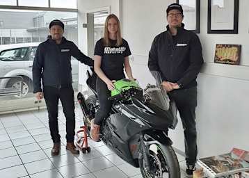 Andreas Köder (re.) mit Sarah Göpfert